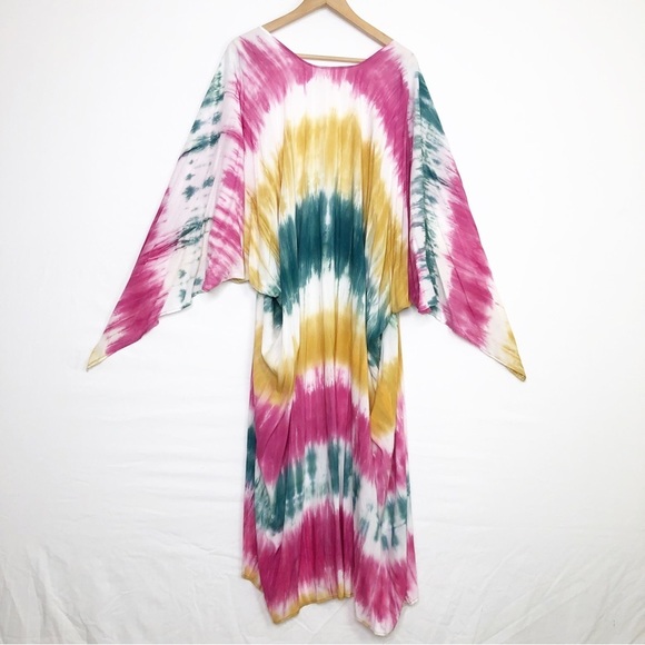 Oddy tie dye multicolored Kimono - Picture 6 of 9